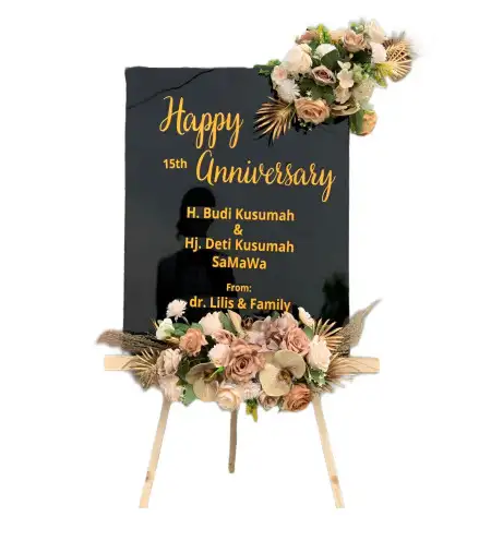 Papan Bunga Akrilik Kendalserut